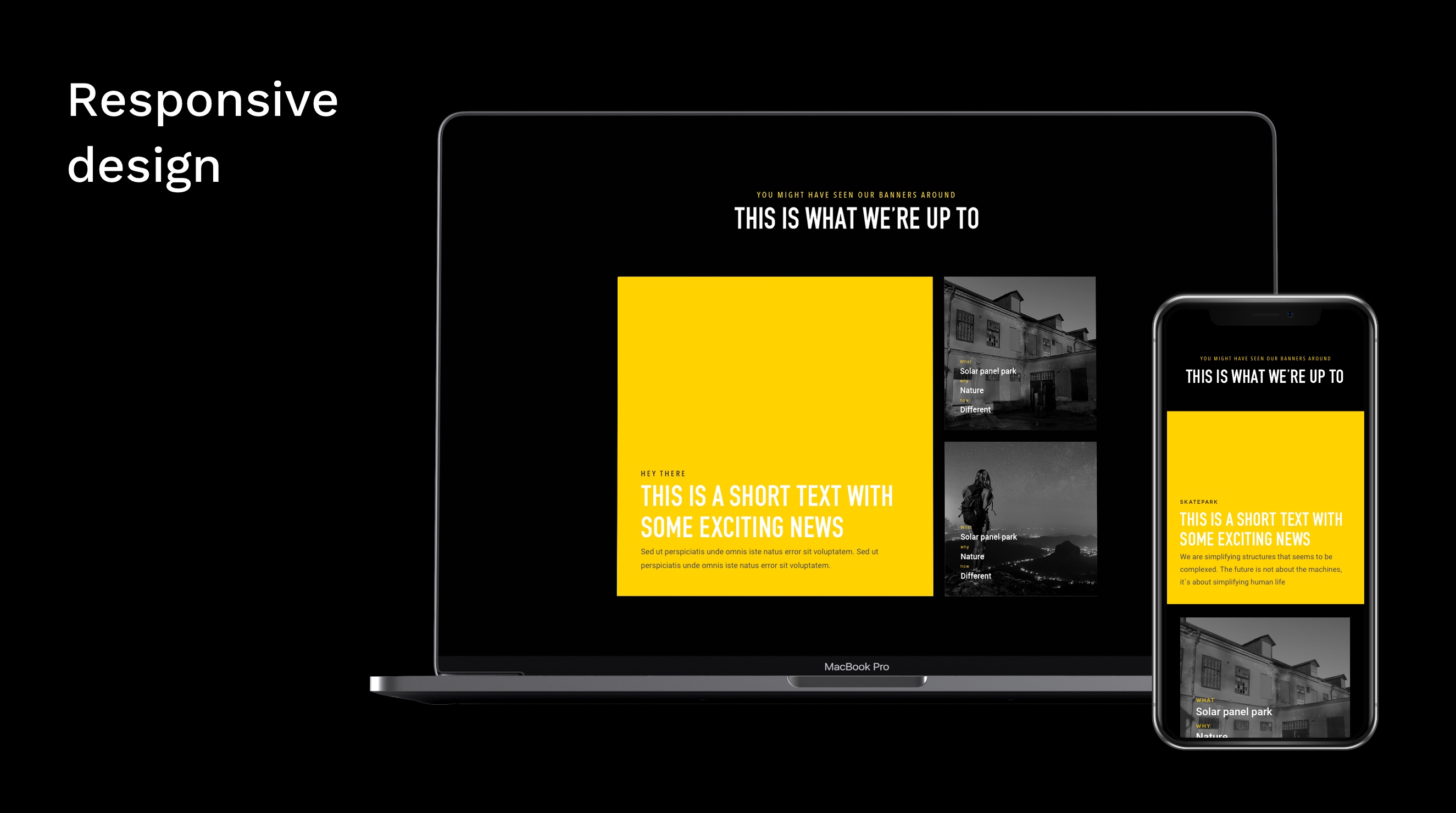Garden of Potential responsive web design