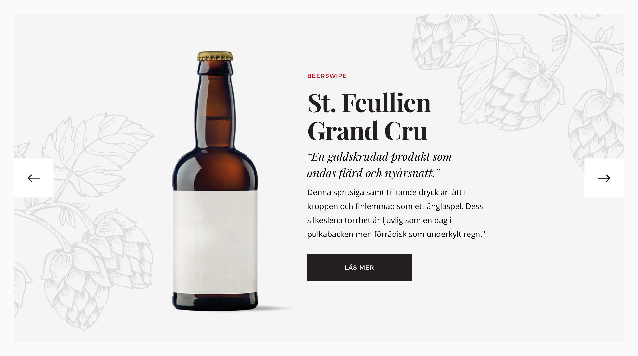 Levels beerswipe design Belgoklubben