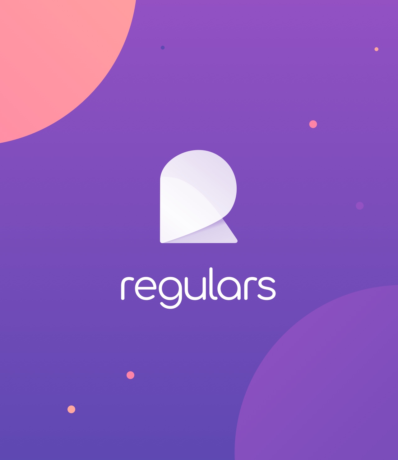 Regulars negativ logotyp