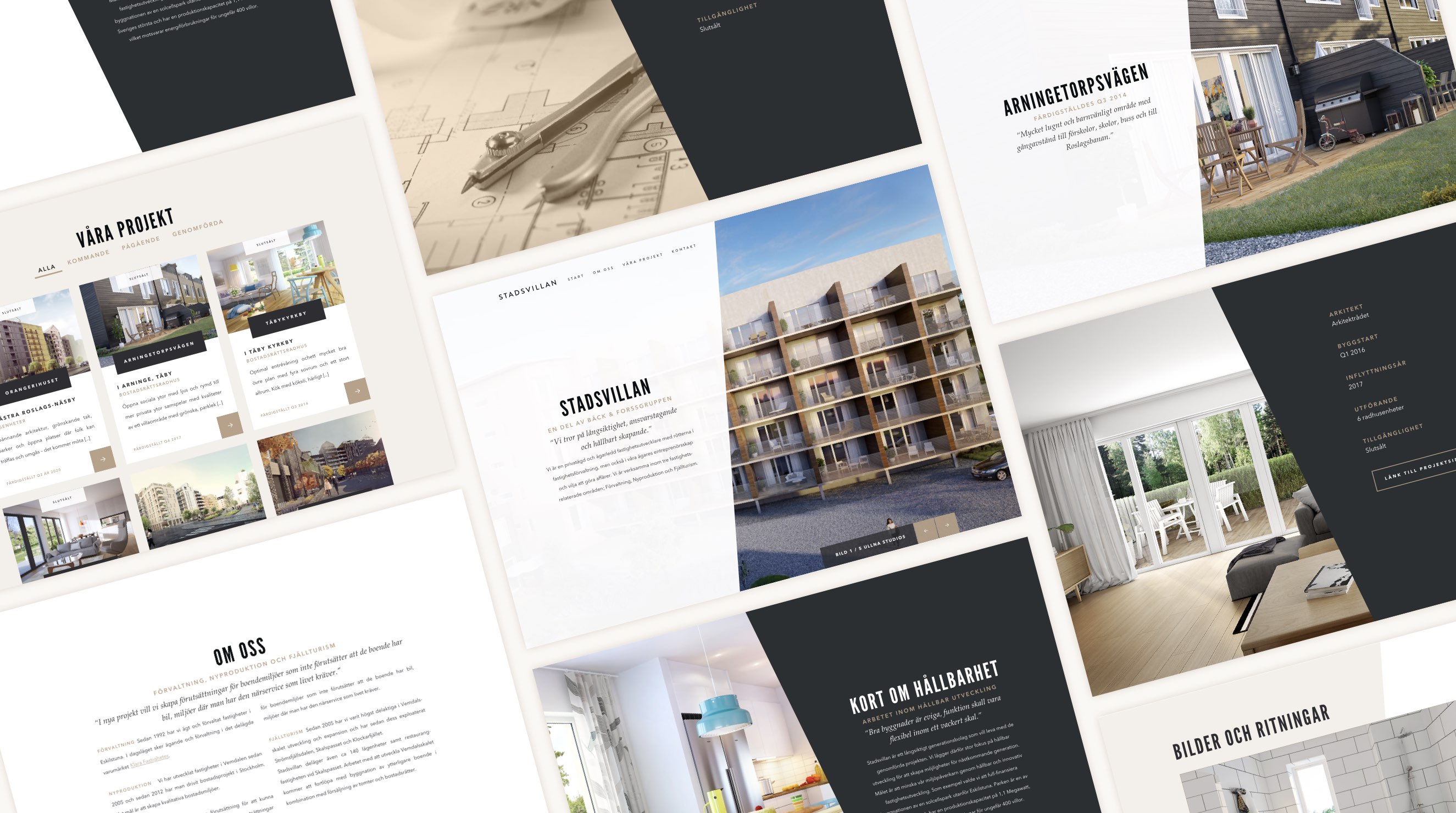 Stadsvillan webbdesign