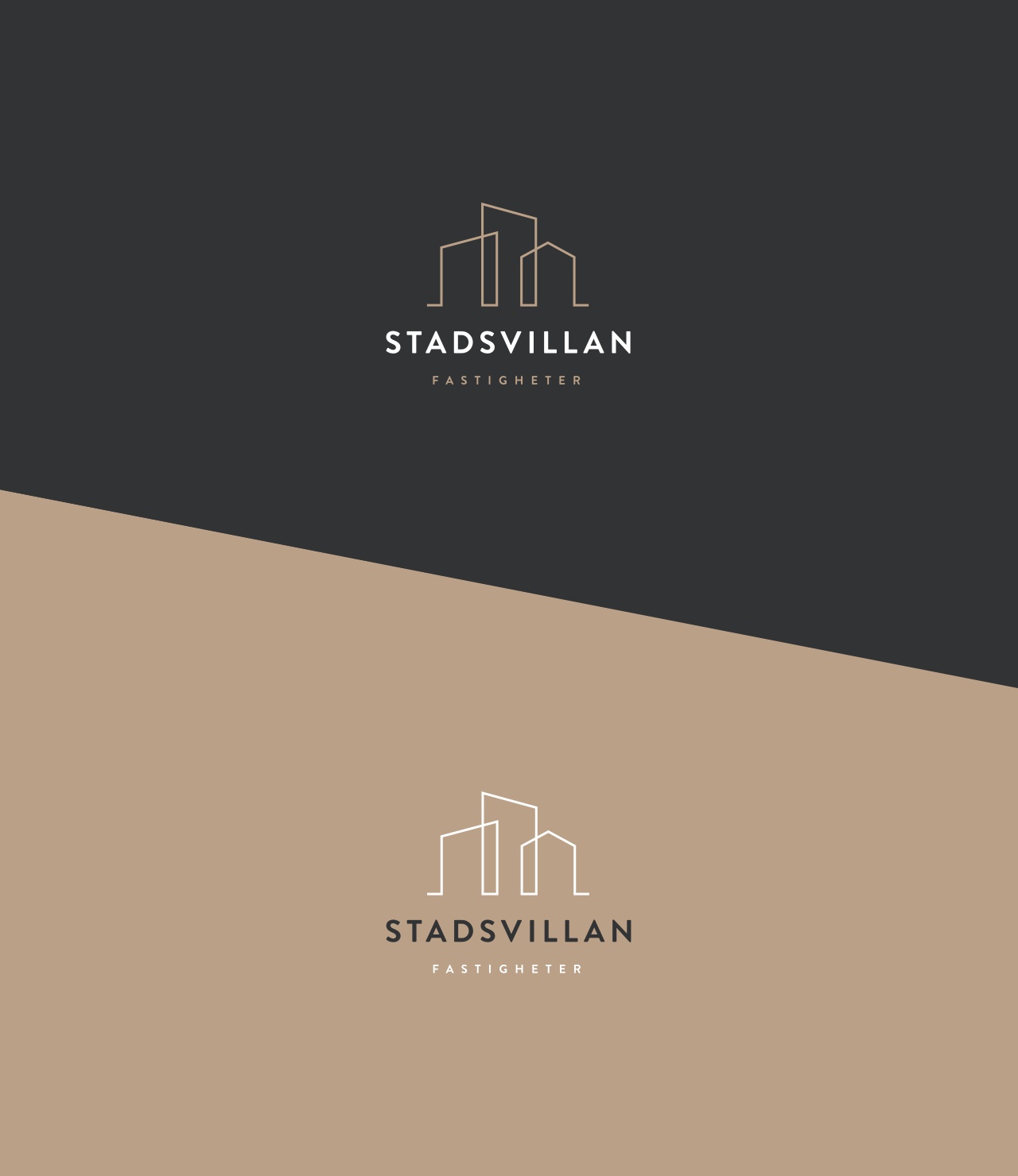 Stadsvillan negativ och positiv logotyp