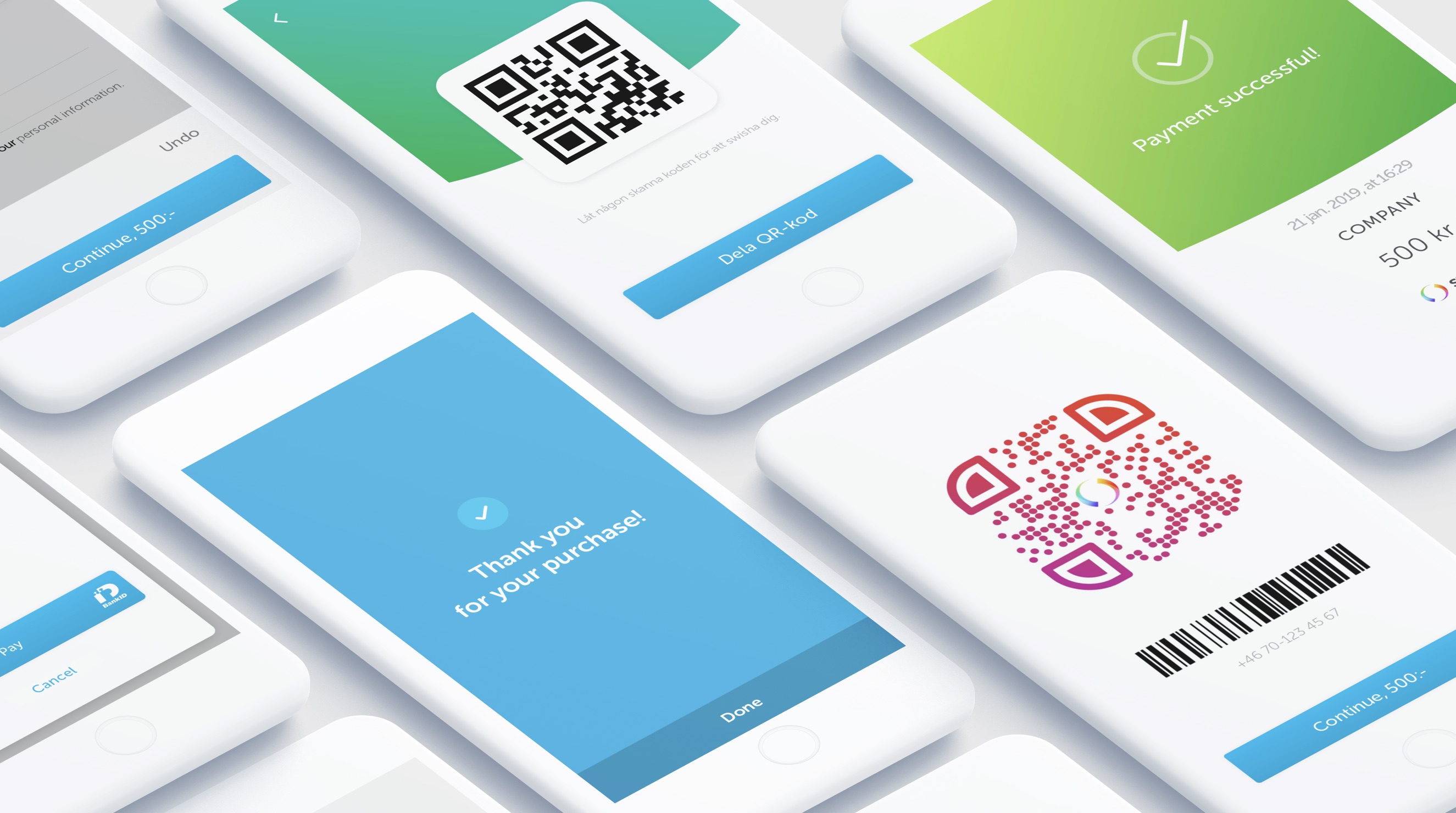 Swish konsumentupplevelse app