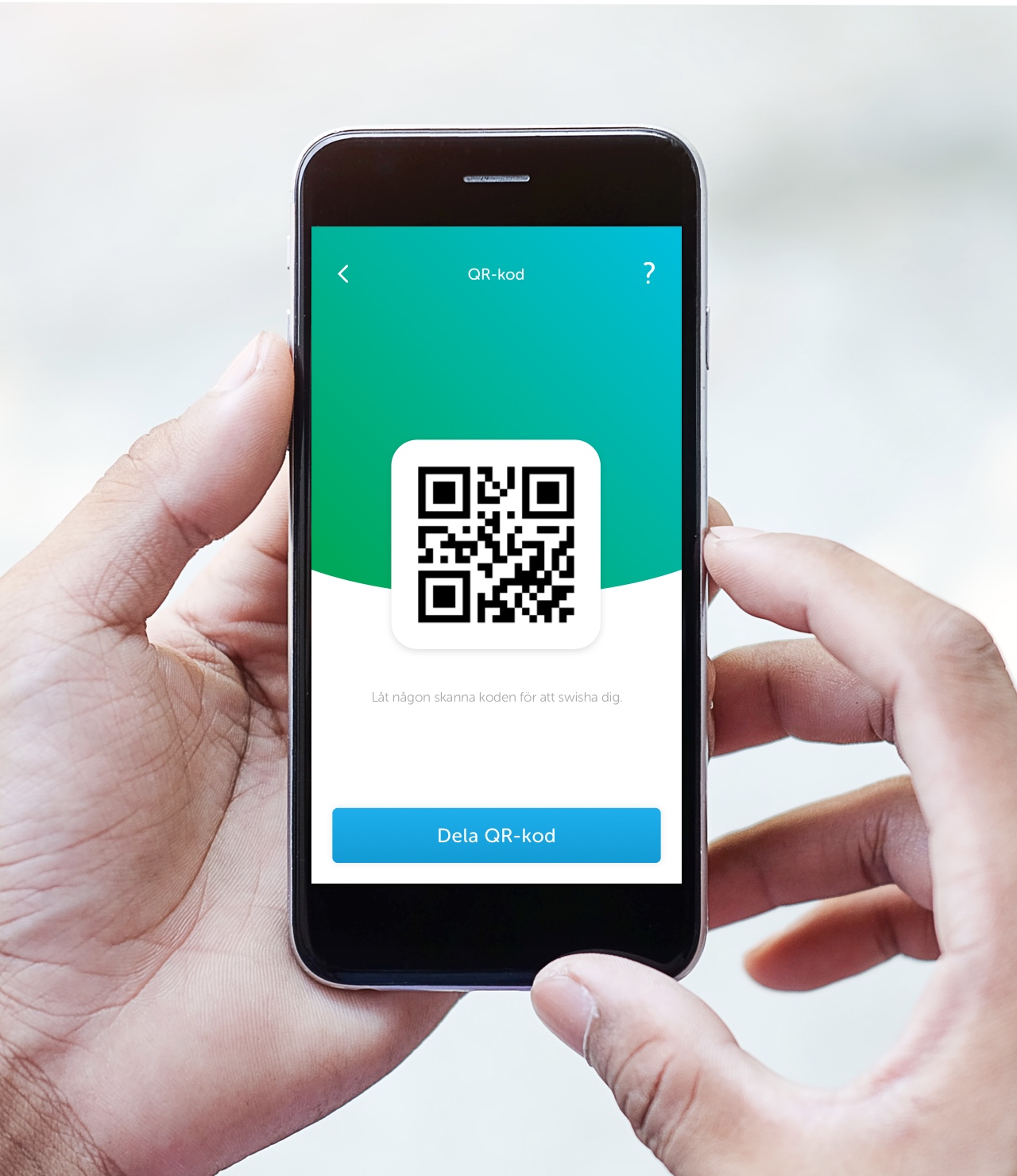 Swish design personlig QR kod